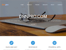 Tablet Screenshot of dnnpro.com